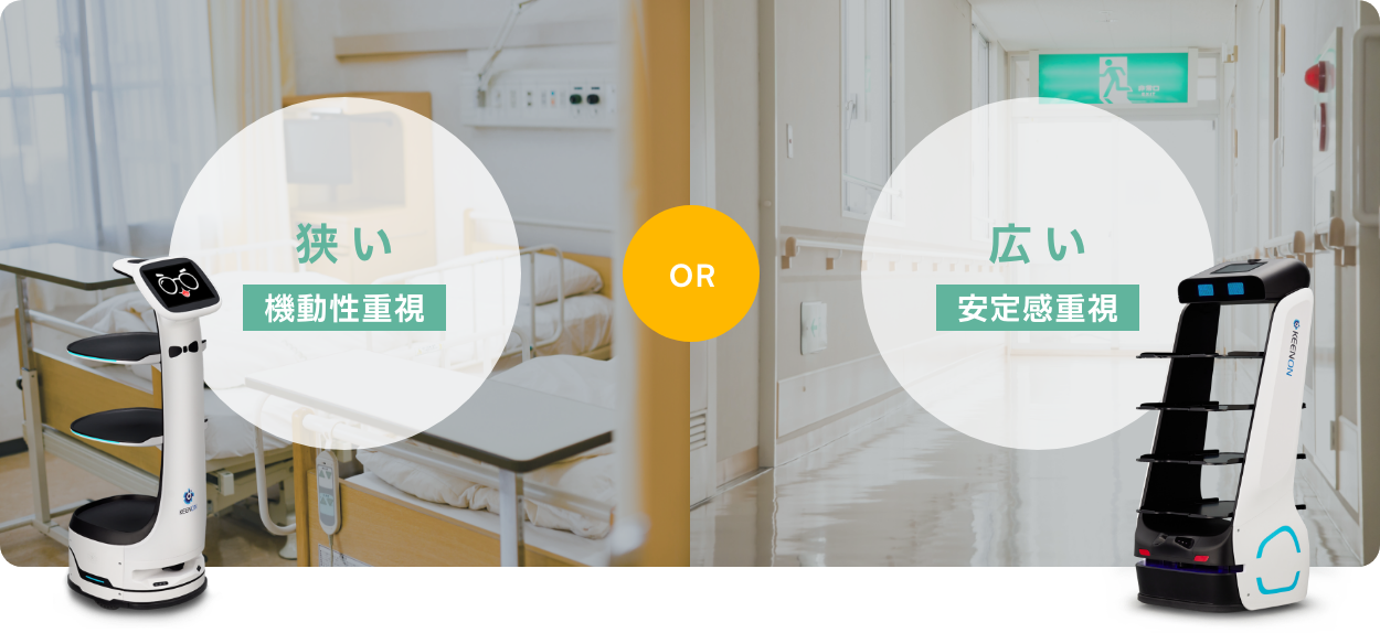 医療機関｜配膳・業務用清掃ロボットならROBOTI（ロボティ）