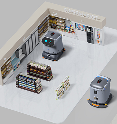 最小通過幅70cm！コンパクトな設計で、狭所まで入り込んで清掃