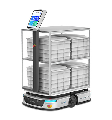 最大100kgの重量物に対応するパワフルな搬送力