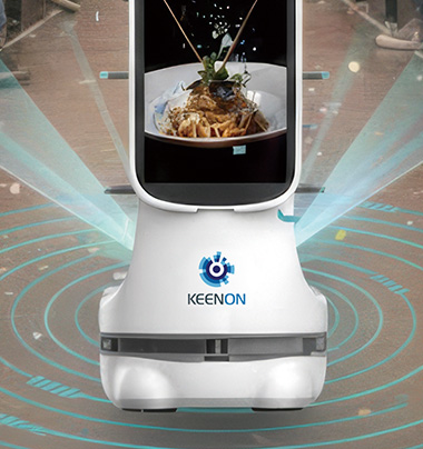 幅58.5cmの狭い通路でもスムーズに走行可能