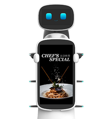 23.8インチの大型サイネージで高い集客力を発揮