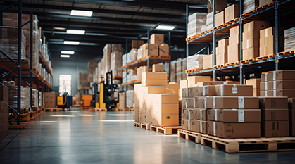 多様なゴミが落ちやすい物流倉庫・工場