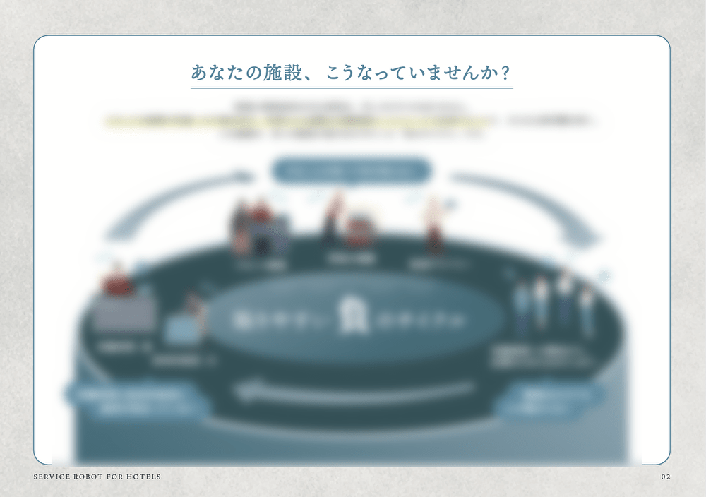【ホテル・旅館向け】回らない現場から脱却！サービスロボット活用ガイド