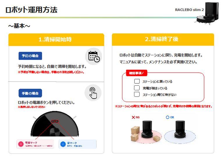 【RACLEBO slim2】運用方法（吸引のみ）