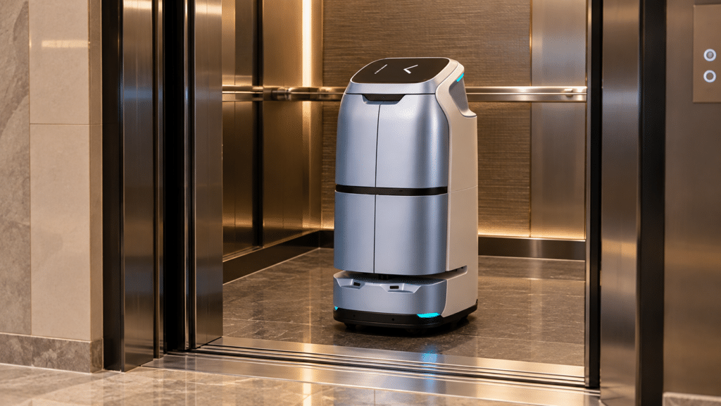 ホテルの人手不足を解決する「エレベーター連携ロボット」とは
